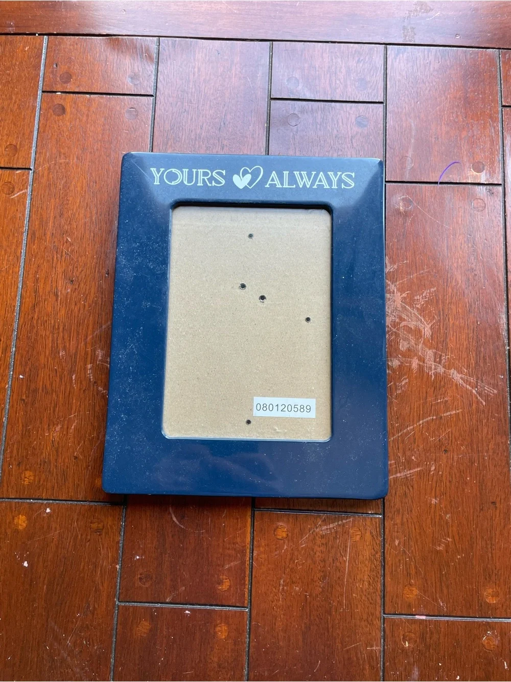 Yours Always Navy Photo Frame - Home Accents